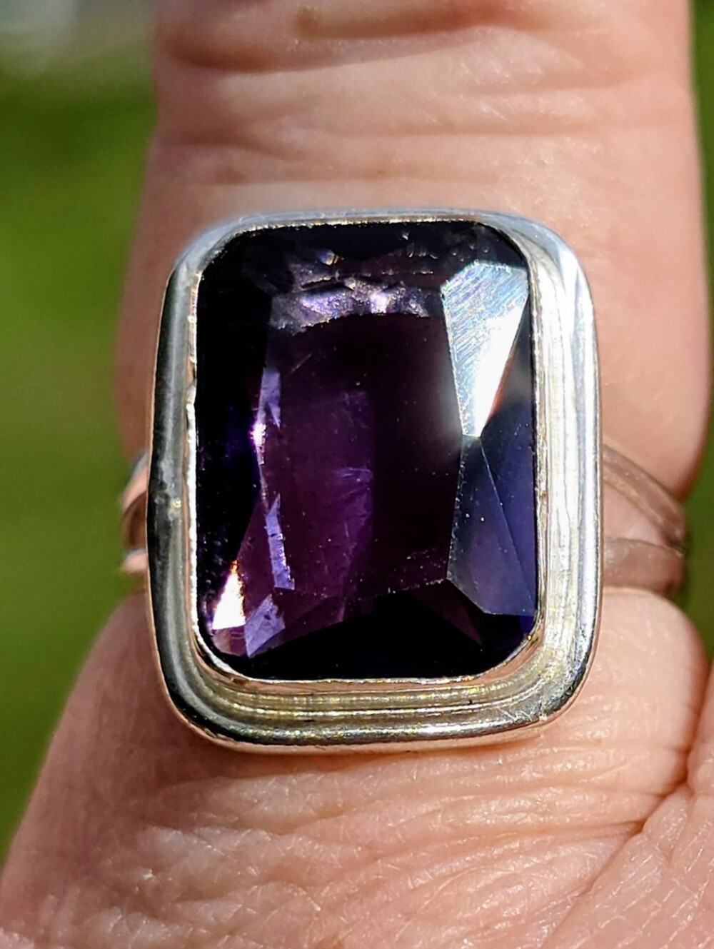 Iolite Gemstone Ring In 925 Sterling Silver (7)